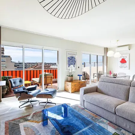 Appartamento 6 Cous T3 - Elegant 2-bedroom With Terraces 1 Min Croisette