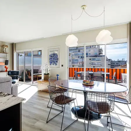 6 Cous T3 - Elegant 2-bedroom With Terraces 1 Min Croisette Appartamento *