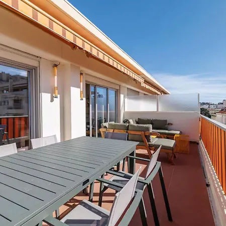 6 Cous T3 - Elegant 2-bedroom With Terraces 1 Min Croisette Appartamento Cannes