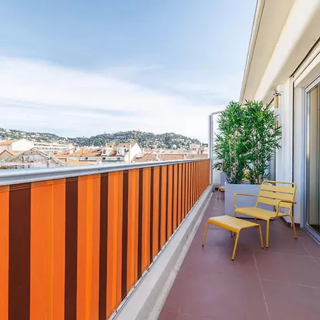 6 Cous T3 - Elegant 2-bedroom With Terraces 1 Min Croisette