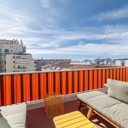 6 Cous T3 - Elegant 2-bedroom With Terraces 1 Min Croisette *
